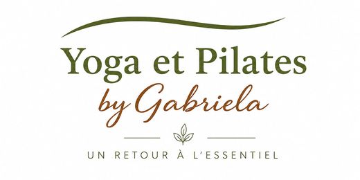 Logo Yoga & Pilates by Gabriela — projet web réalisé par CreativConflans à Conflans-Sainte-Honorine (78)