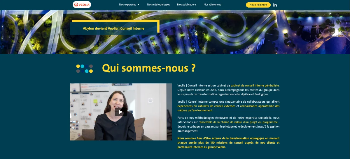 Abylon devient Veolia | Conseil Interne