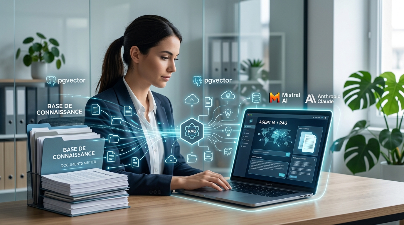 Agent IA + RAG : connecter sa base de connaissance métier à une IA — retour d'expérience