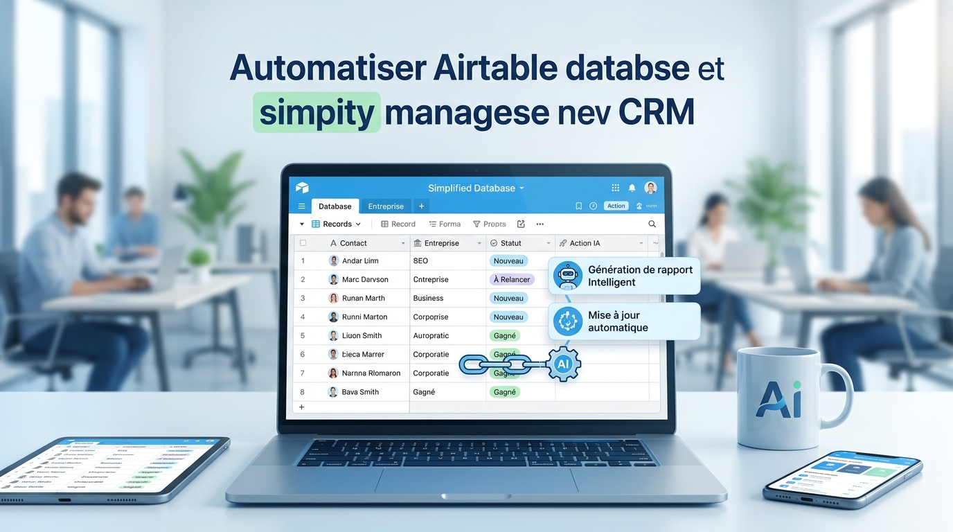 Airtable + IA : automatiser son CRM sans écrire une ligne de code