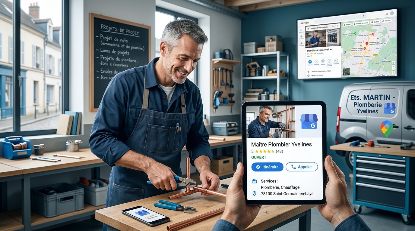 Google My Business : le levier SEO gratuit que la plupart des artisans ignorent