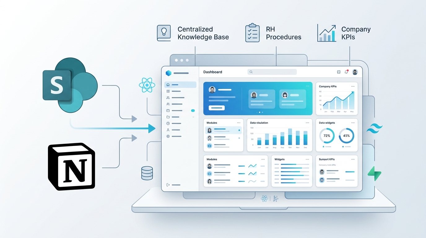 Intranet sur mesure : quand SharePoint et Notion ne font plus le job