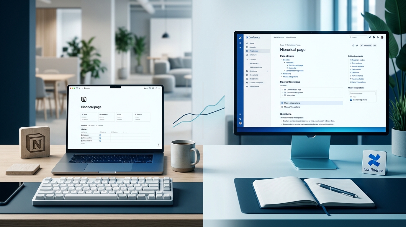 Notion vs Confluence : lequel choisir pour son équipe en 2026