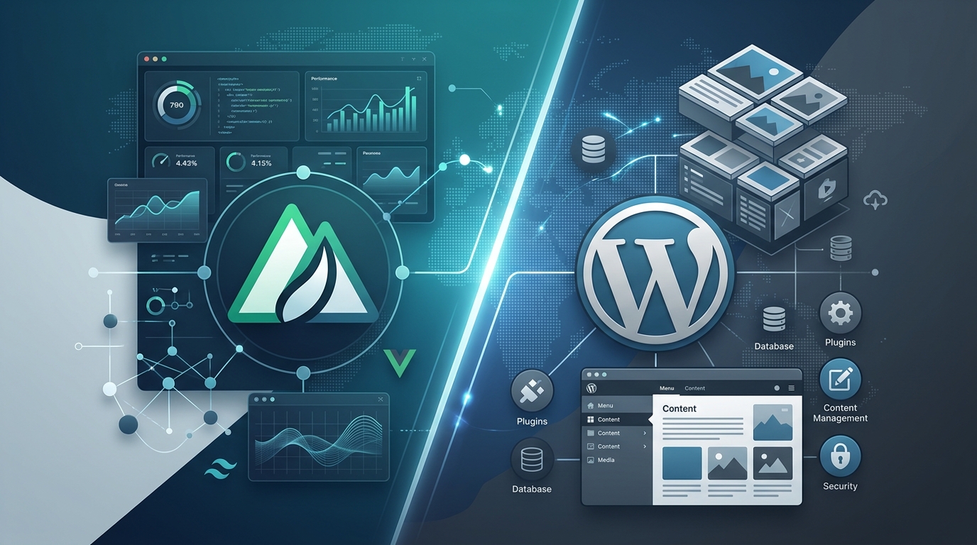 Nuxt.js vs WordPress : quel CMS choisir pour votre site en 2026 ?